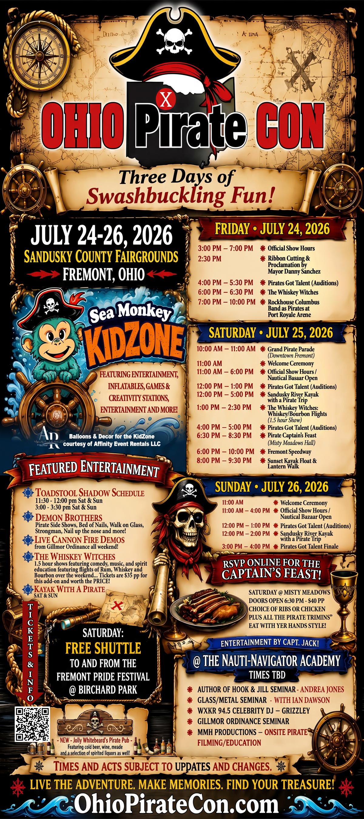 Ohio Pirate Con Flyer